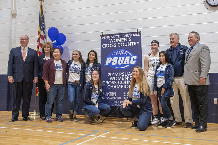 The 2019 PSUAC Champion Cross Country team.