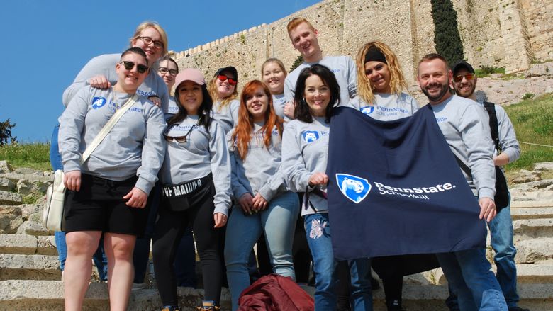 Schuylkill students visit the Theatre of Dionysus