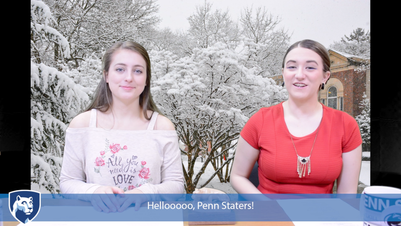 Students Kaila and Amanda share news and events on the Schuylkill campus for the week of February 5