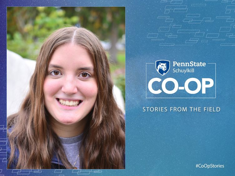 Graphic of Co-Op: Stories from the Field featuring Brianna Muffley