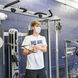 Penn State Schuylkill student using weight equipment