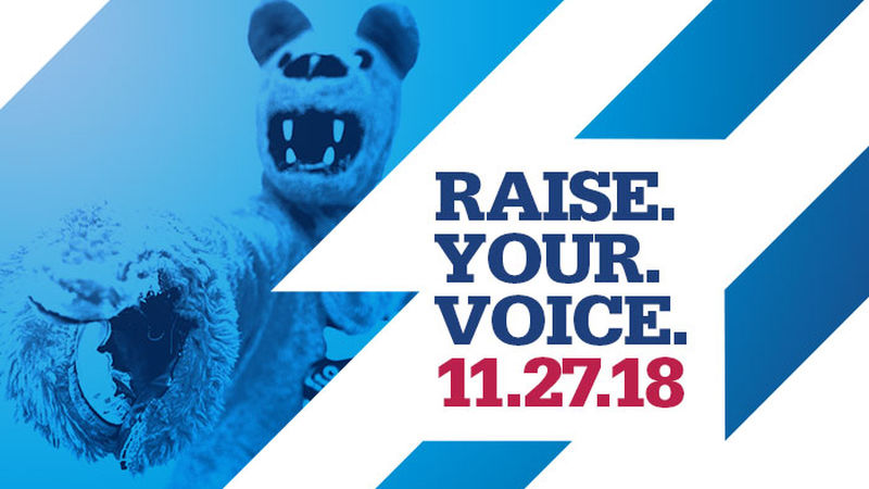 Penn State Schuylkill asks you to raise your voice this #GivingTuesday.