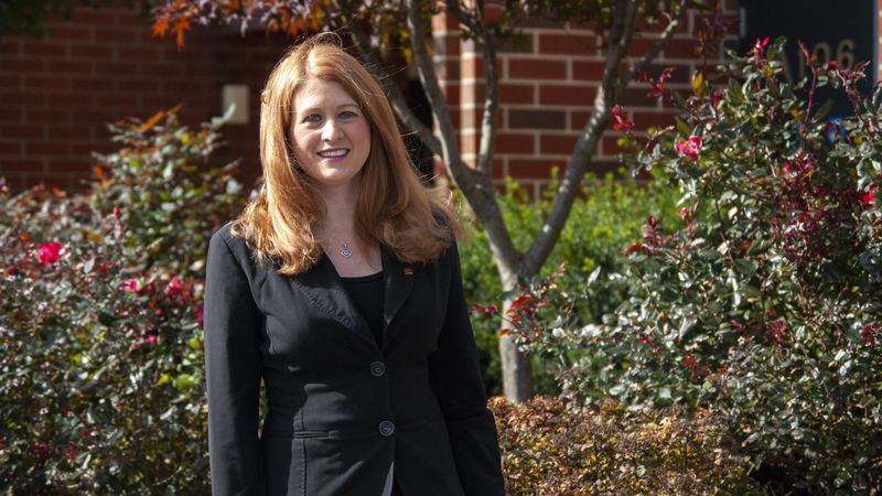 Valerie Schrader, associate professor of communication arts and sciences.