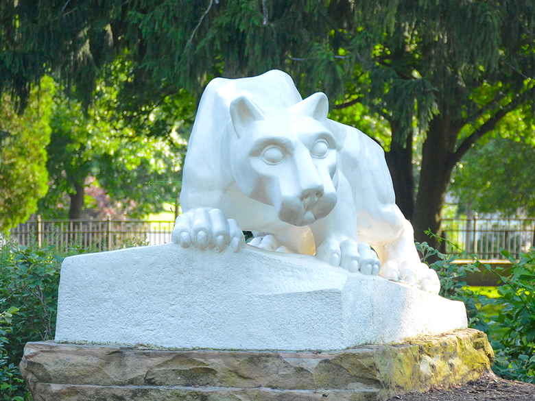 Penn State Schuylkill's nittany lion shrine
