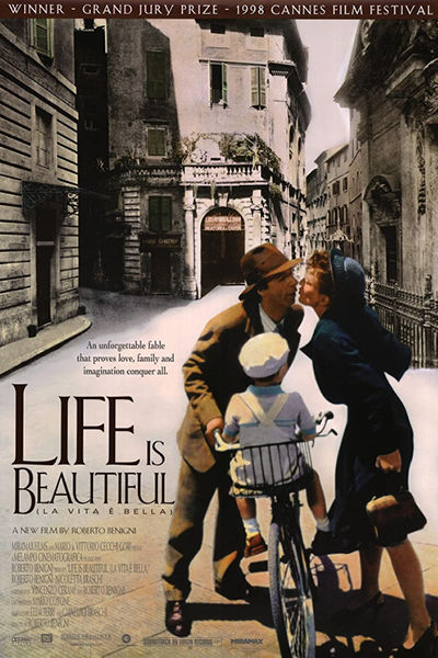 Official movie poster for Life is Beautiful