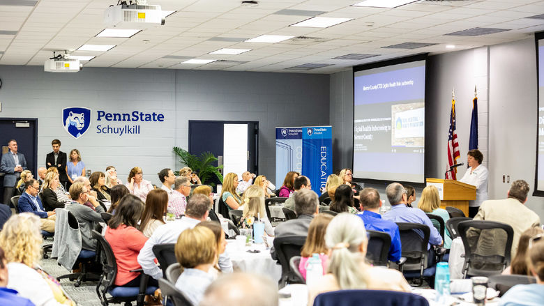 CTSI's Community-driven Research Day attendees at Penn State Schuylkill campus. 