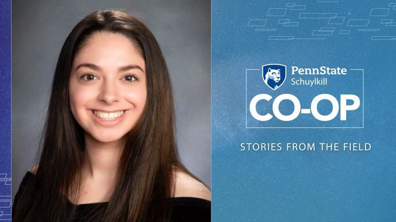 Graphic of Co-Op: Stories from the Field featuring Arrianna Perez