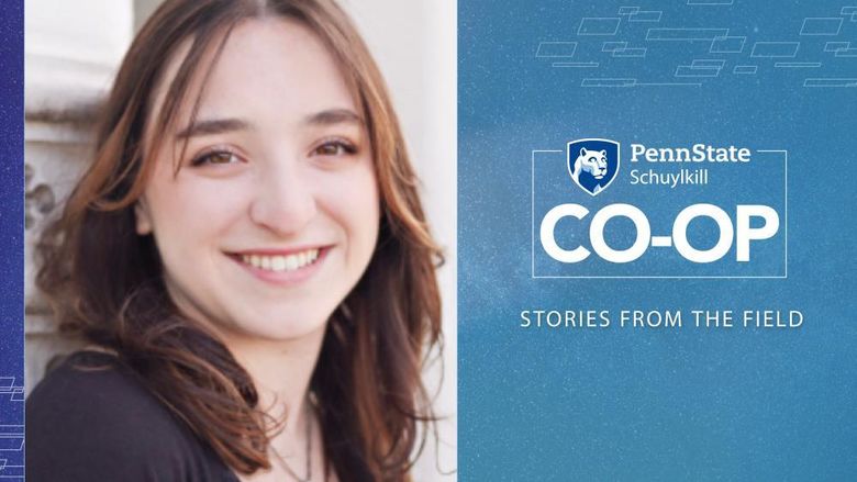 Graphic of Co-Op: Stories from the Field featuring Julia Carestia