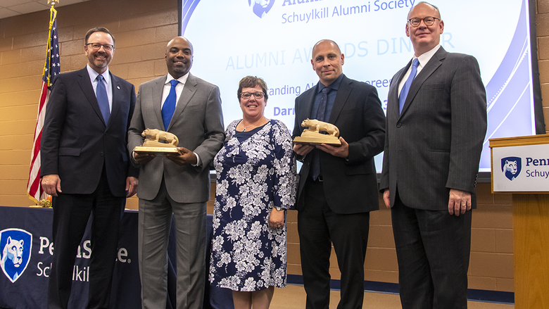The Penn State Schuylkill Alumni Society honors its 2019 award recipients