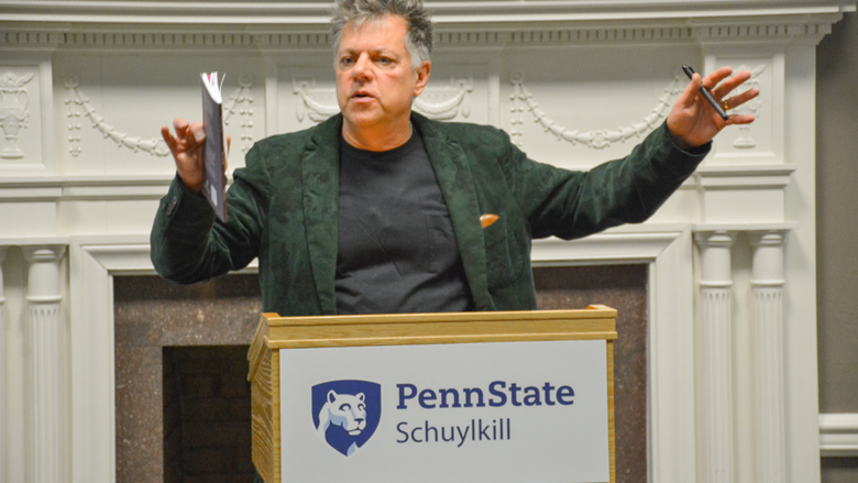 Dr. Charles Cantalupo reads from his book "Where War Was."