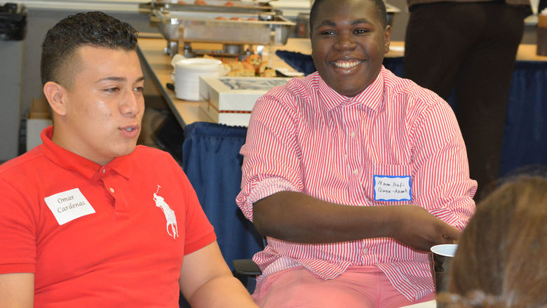 Schuylkill Honors students at reception