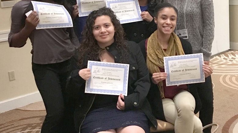 Schuylkill students in attendance at Student Leadership Development Institute