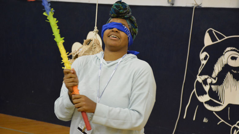 Student participating in WHAM program