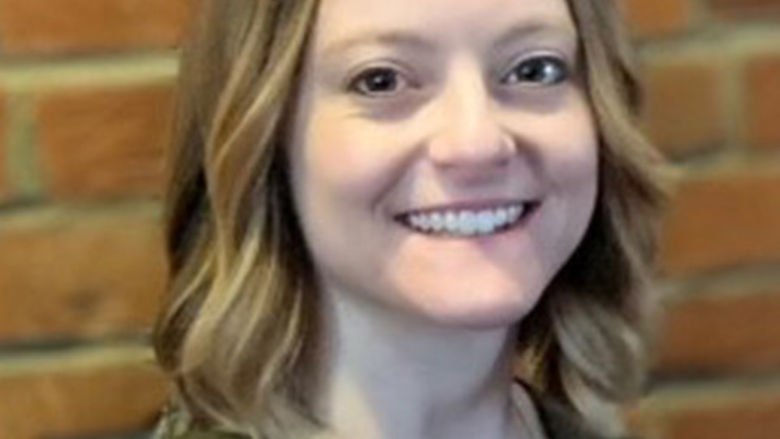 Headshot of caucasian female, Erin Weaver