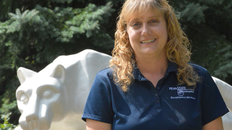 Lisa Cecchini, Financial Aid and Veterans' Benefits coordinator at Penn State Schuylkill