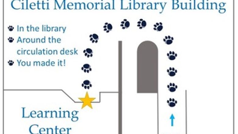 Map to the learning center