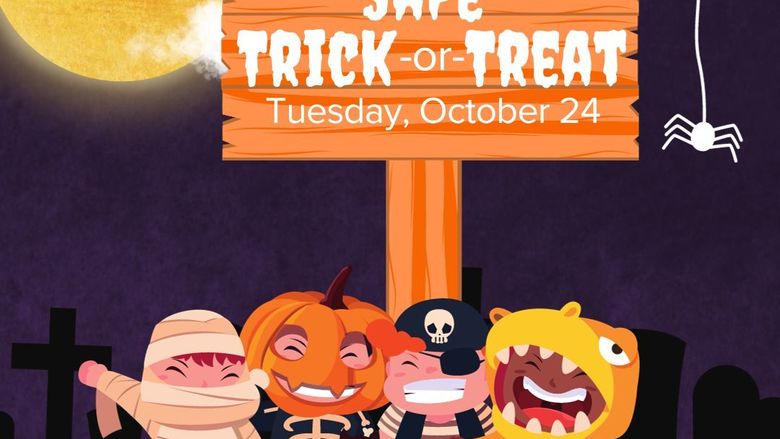 Graphic of Safe Trick-or-Treat