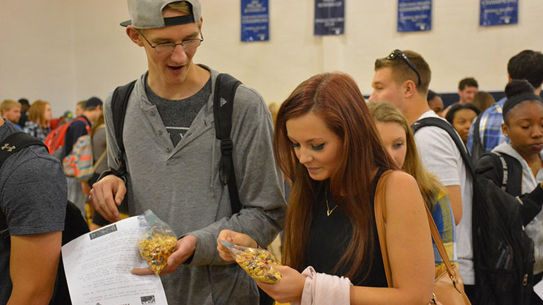 Students participating in WHAM program
