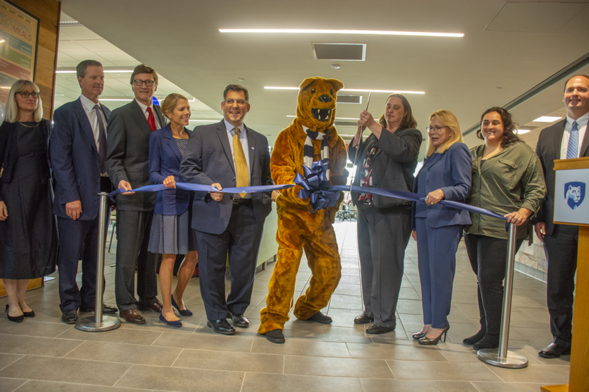 Administrators Cut Ribbon at Schuylkill