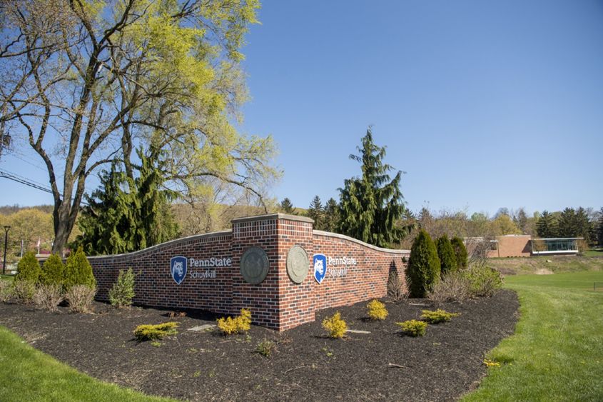 Penn State Schuylkill's entrance gates