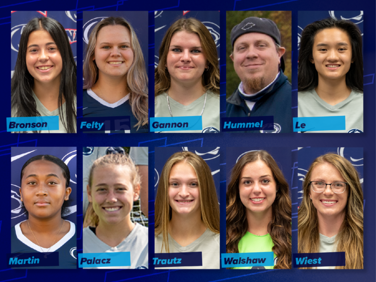 An image with a grid of student-athlete headshots