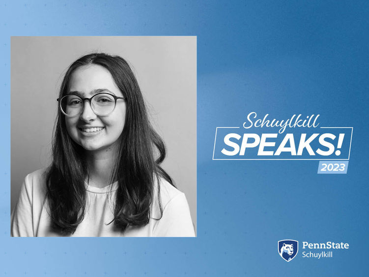 Schuylkill Speaks graphic featuring Bethany Haag